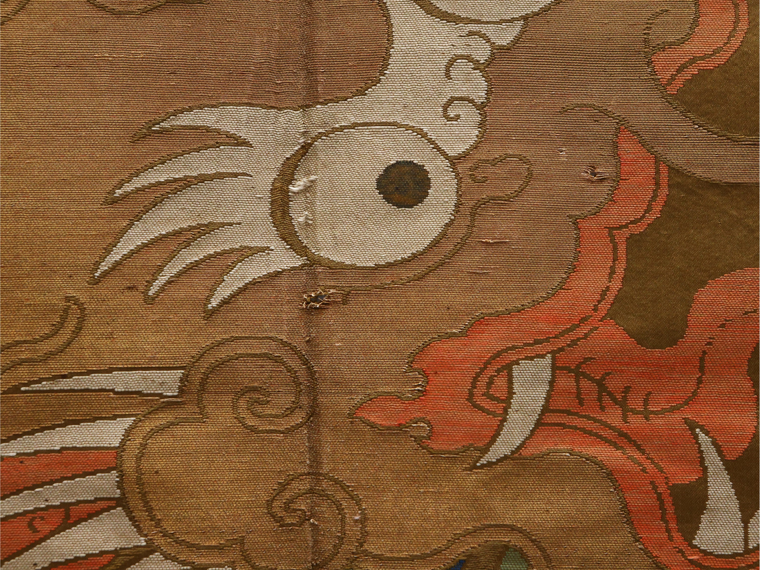 Pannello in Seta, Cina XIX/XX Secolo