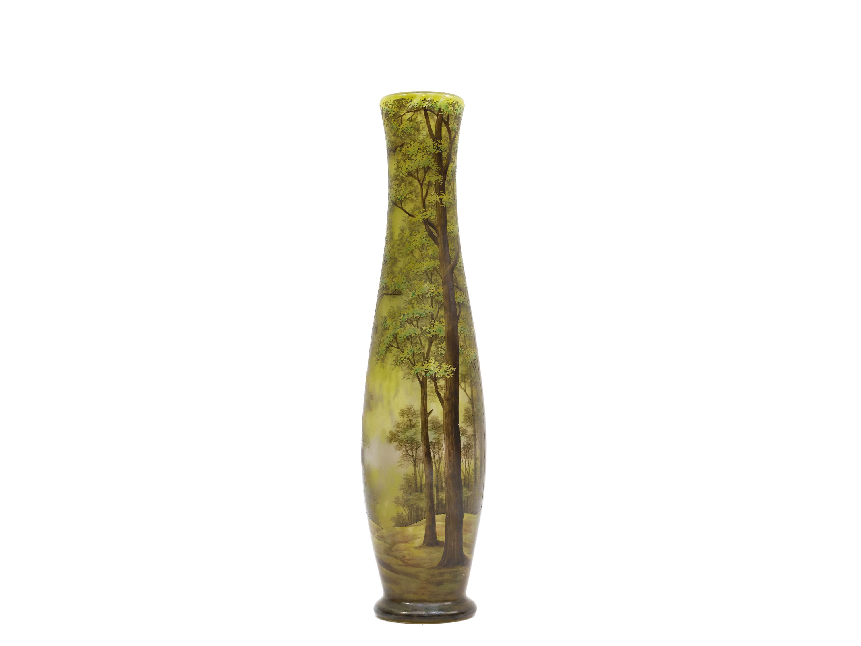Vaso in Vetro Soffiato Inciso All'acido, Daum