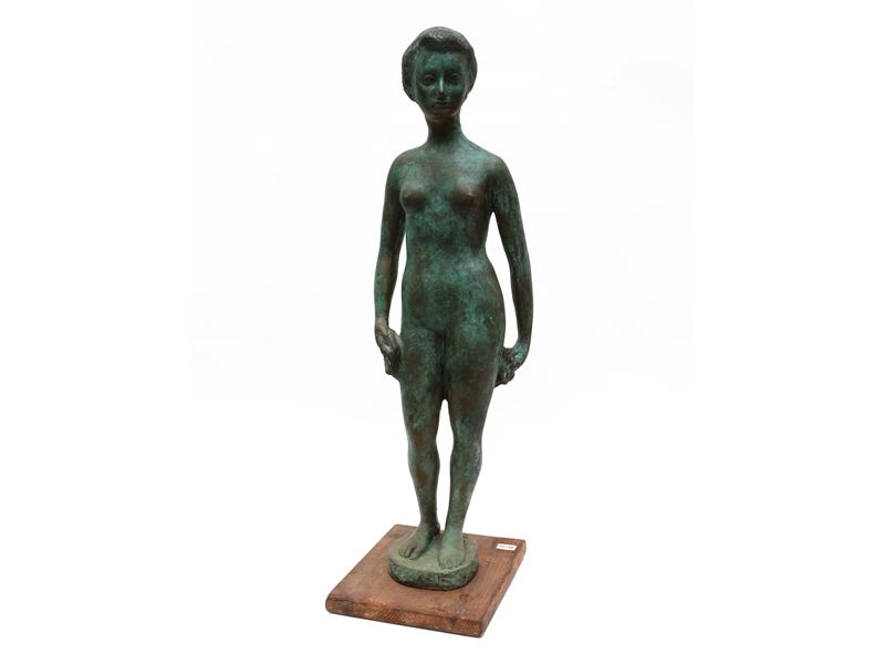 Quinto Martini - Nudo di Donna con Drappo 1940 Circa
