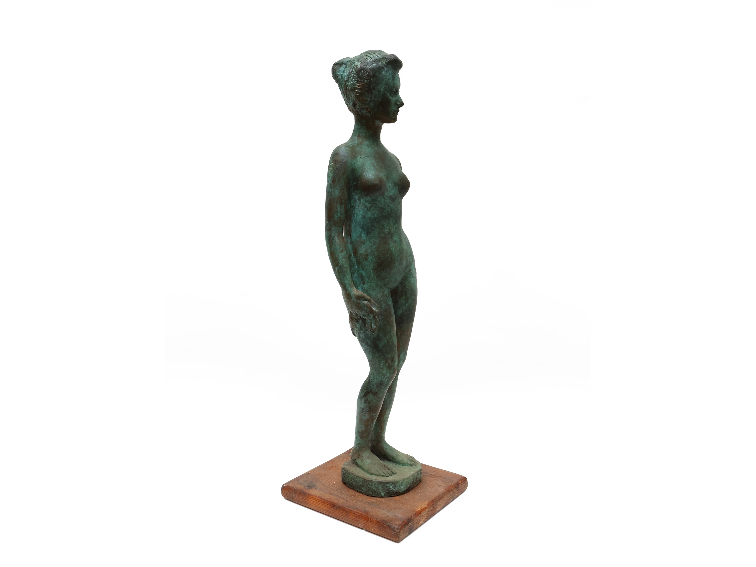Quinto Martini - Nudo di Donna con Drappo 1940 Circa