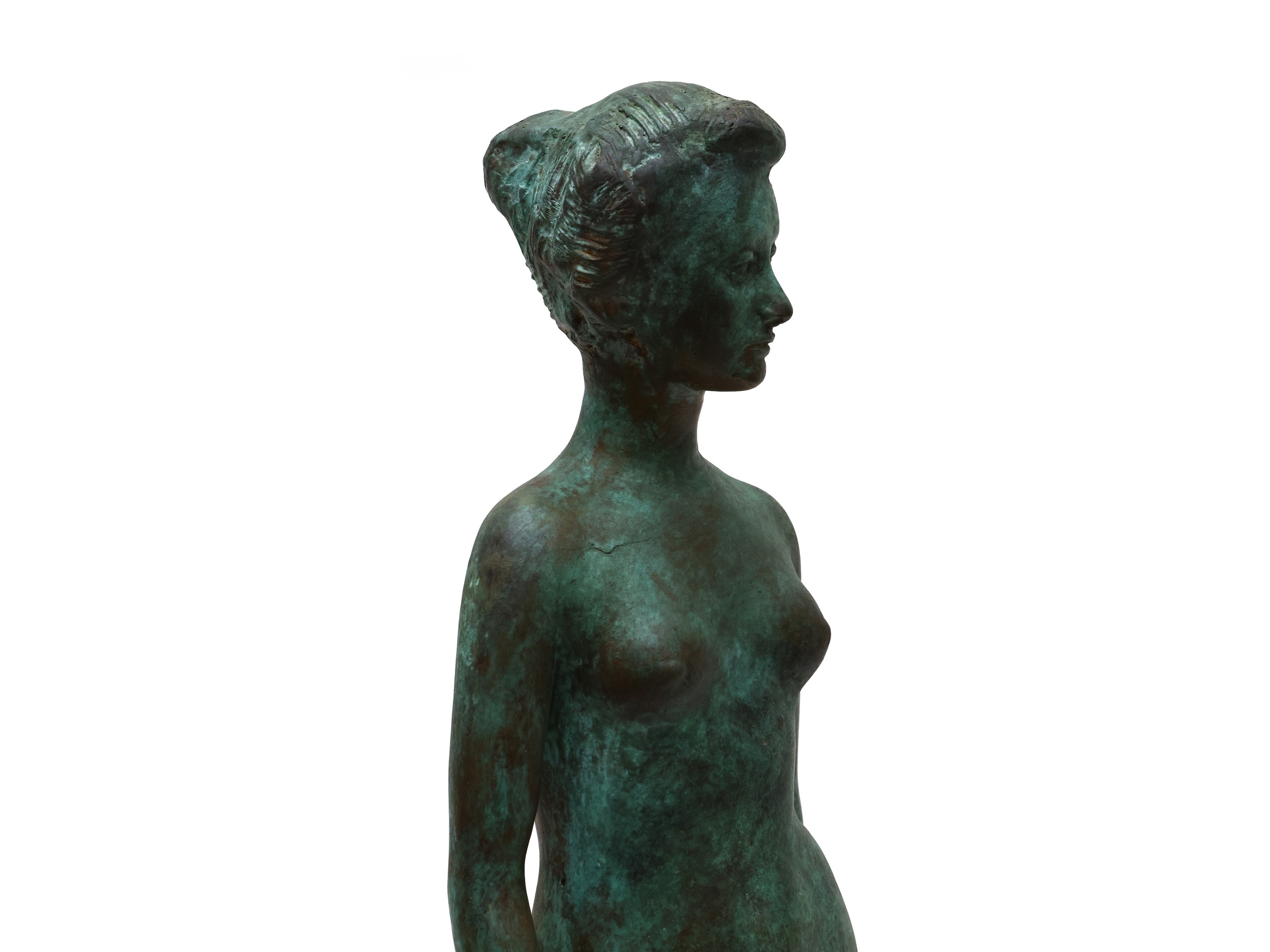 Quinto Martini - Nudo di Donna con Drappo 1940 Circa