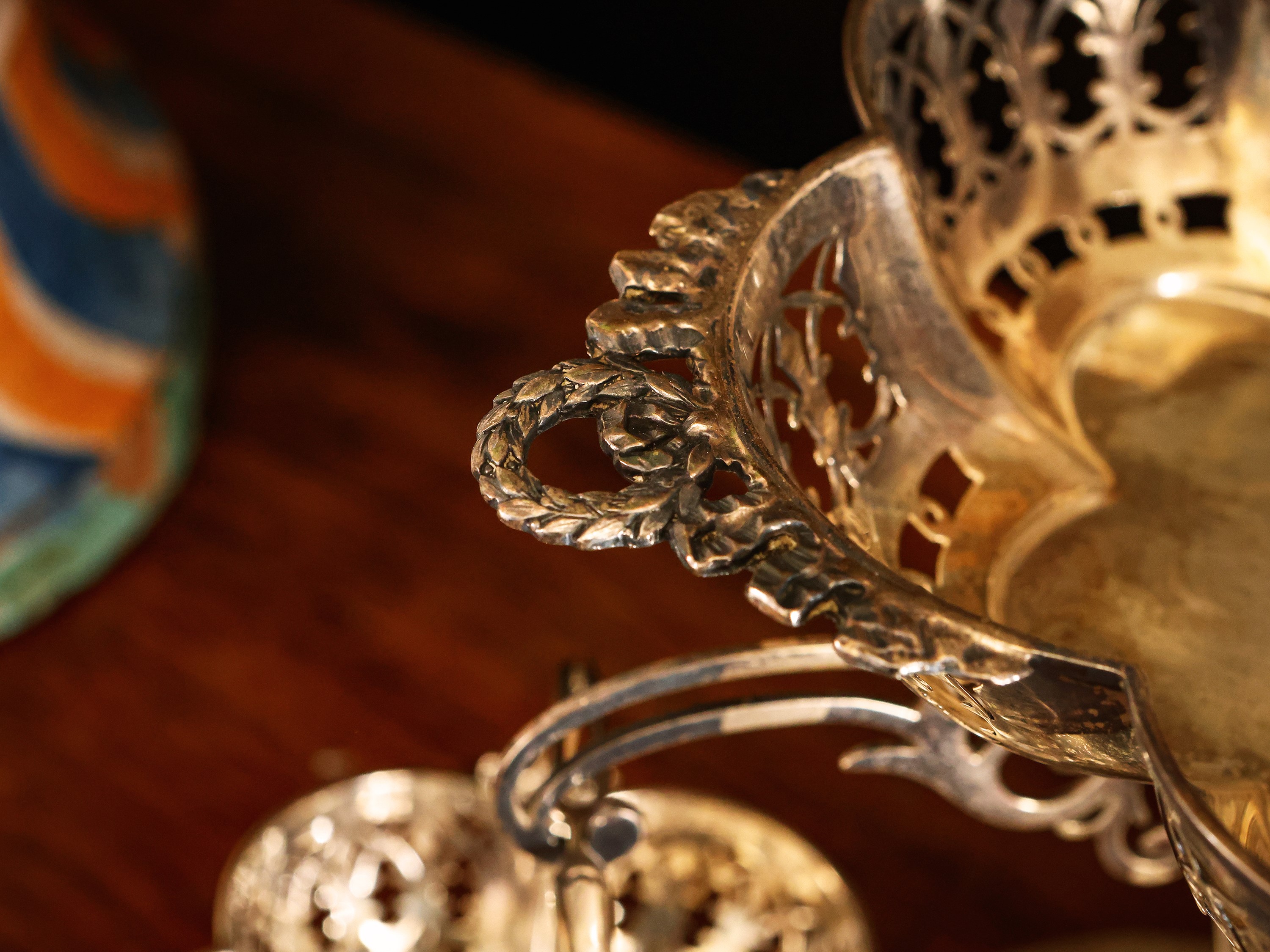 Centrotavola in argento