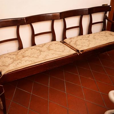 Divano a Panca in Noce