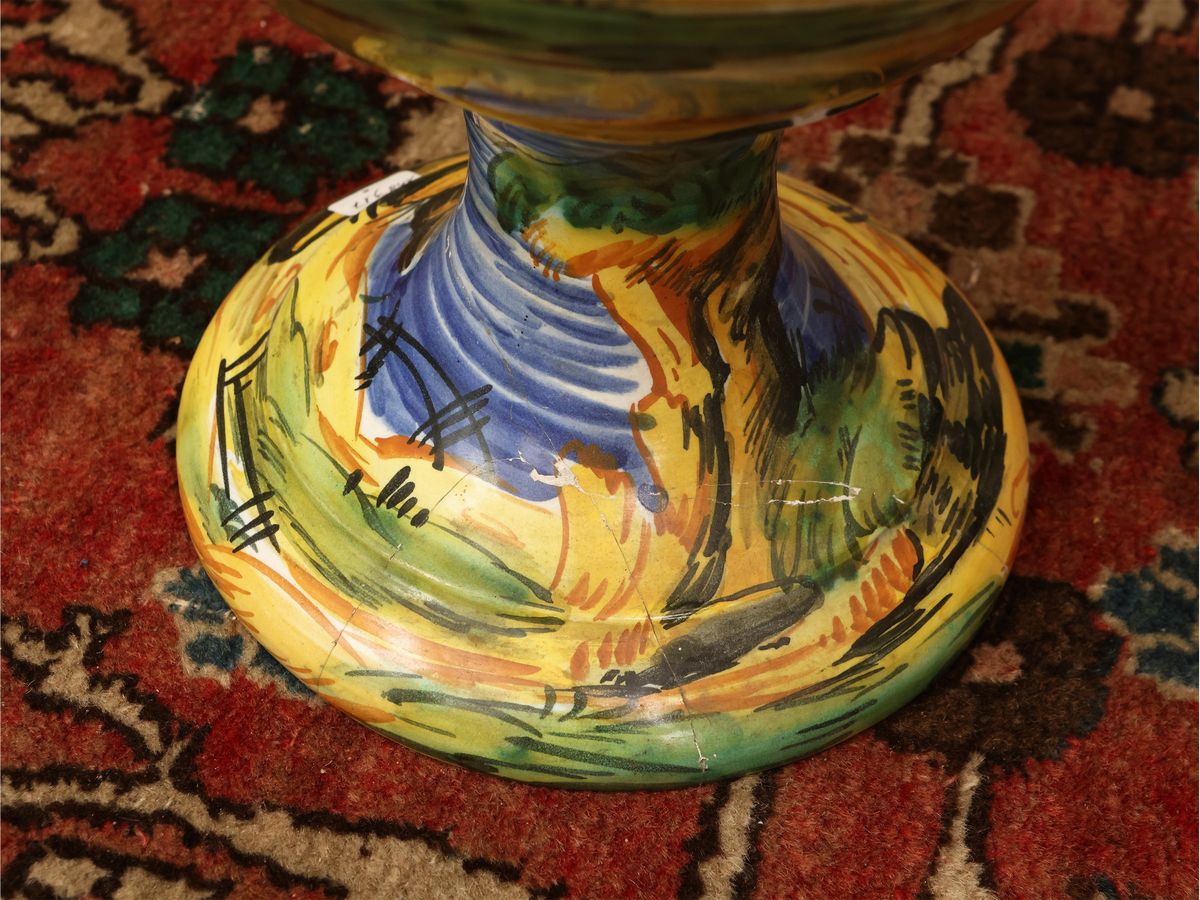 Grande Vaso in Terracotta Smaltata