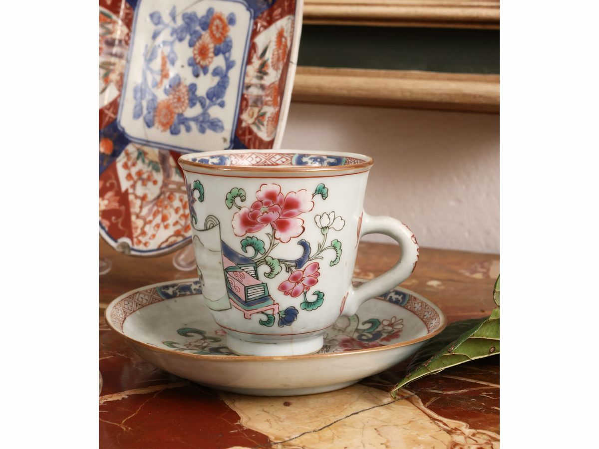 Assortimento di Chinoiserie in Porcellana