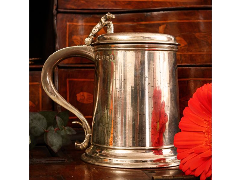 Tankard in argento, Londra 1777