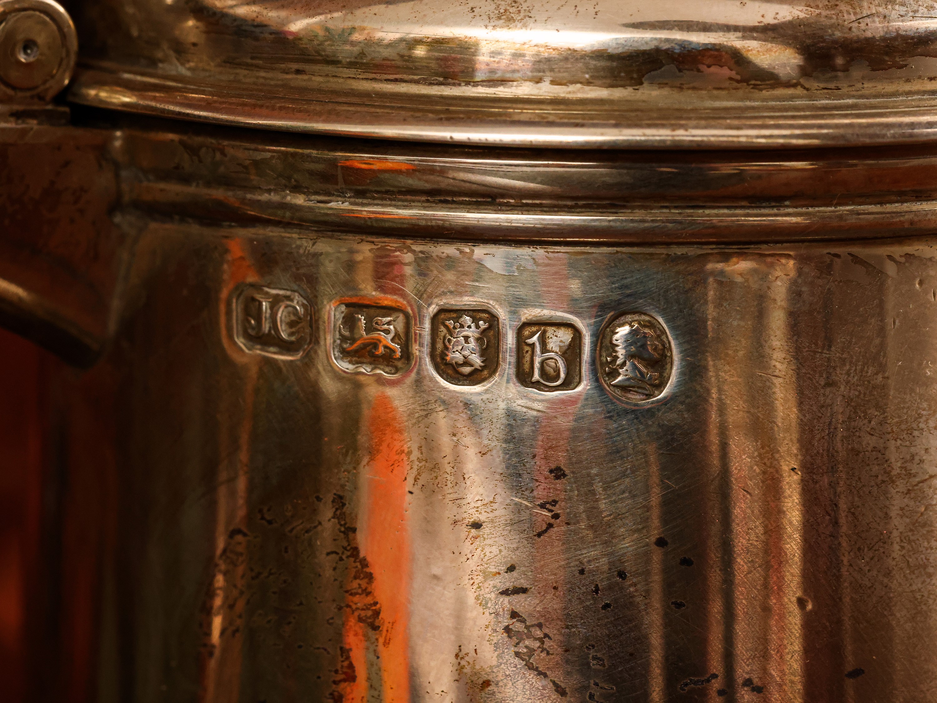 Tankard in argento, Londra 1777