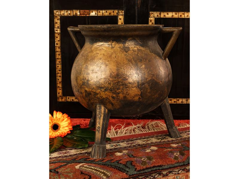 Antico Braciere in Bronzo