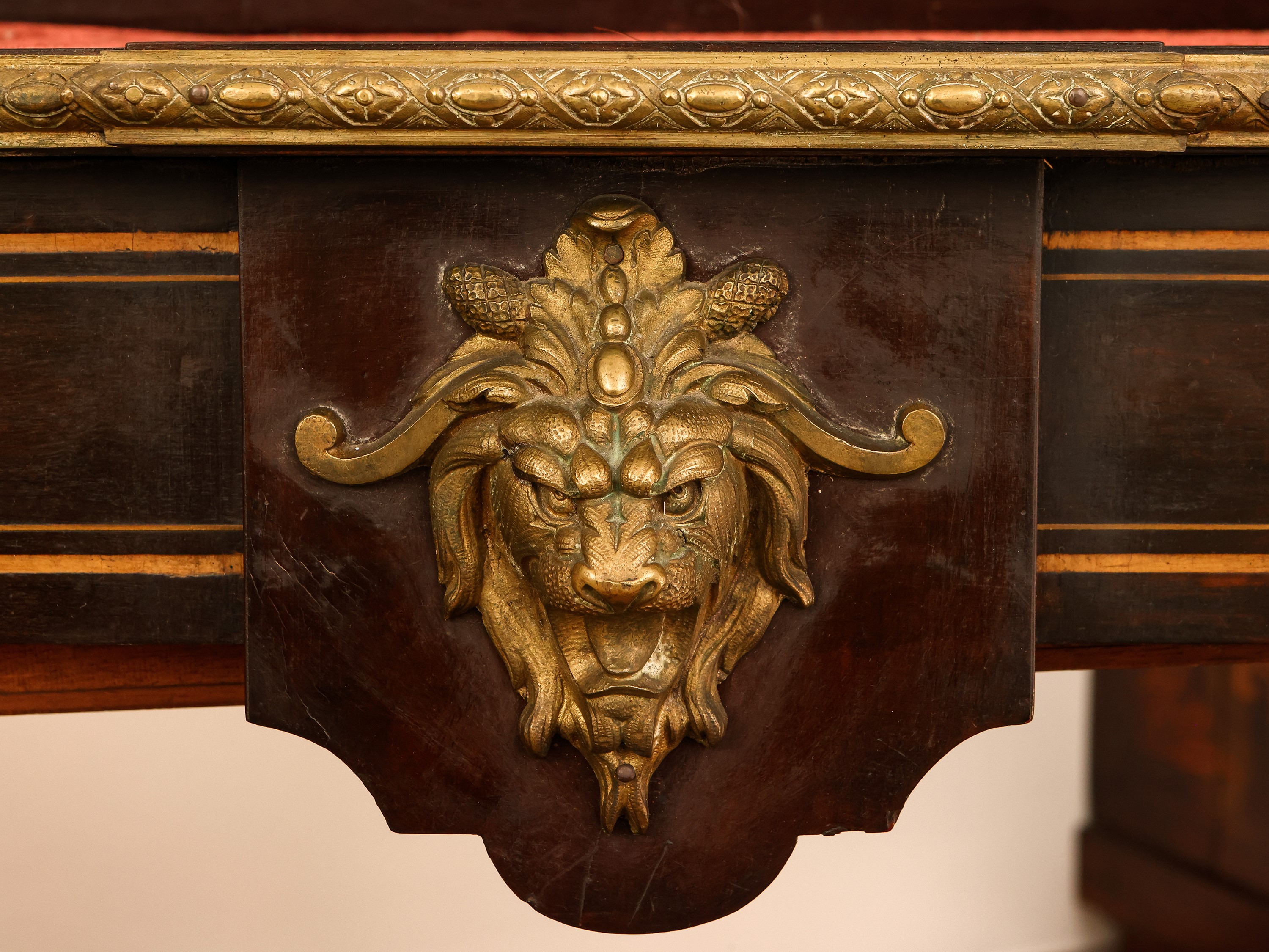 Tavolino da Gioco in Legno Ebanizzato