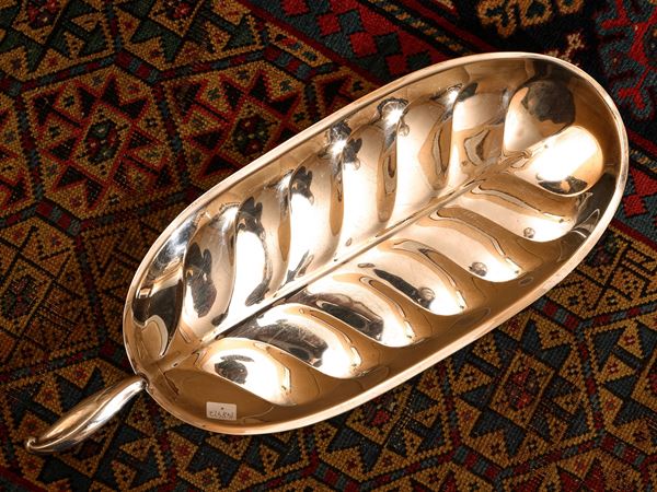 Silver metal hors d'oeuvre tray, J. P. Rogers Silvers