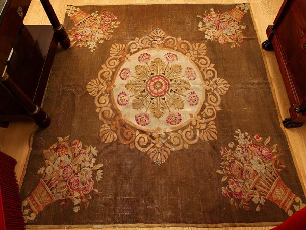 Aubousson carpet of old manufacture