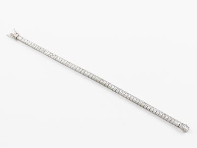 Bracciale Tennis in Platino con Diamanti