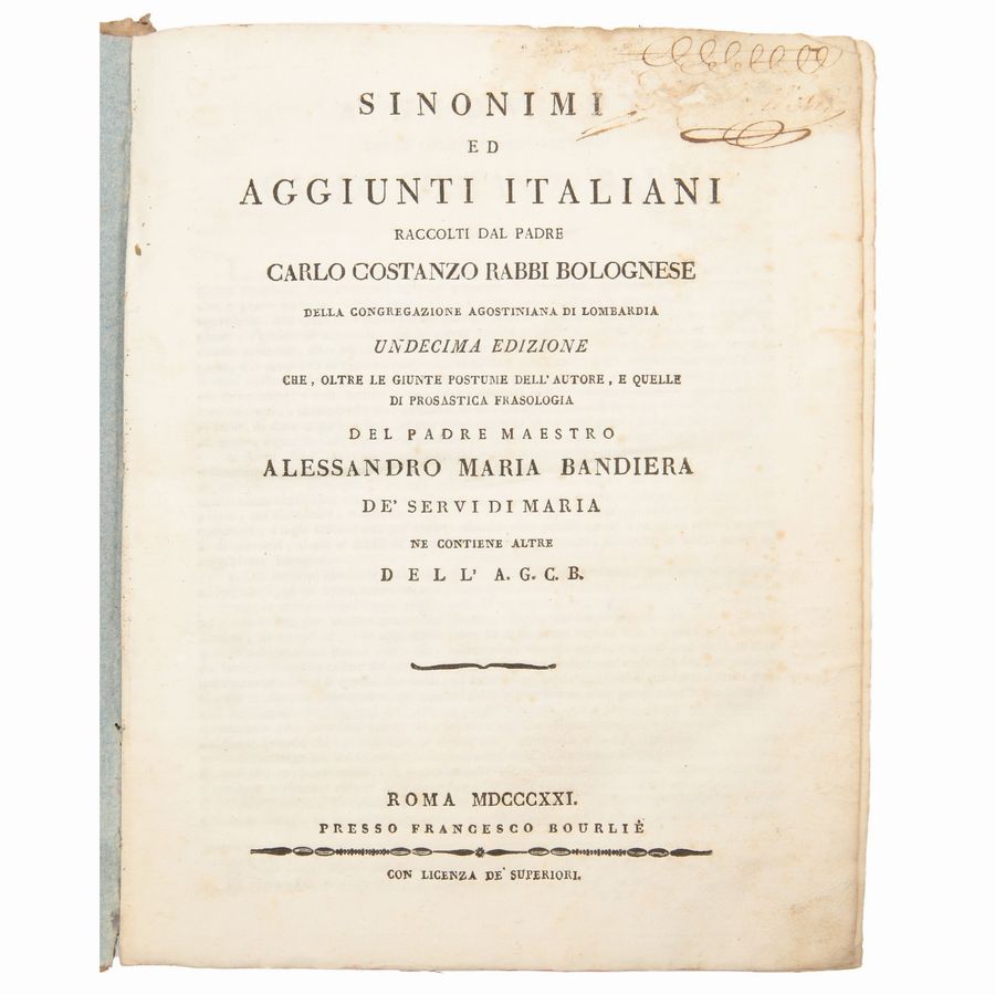 Dizionari e Testi di Lingua Antichi