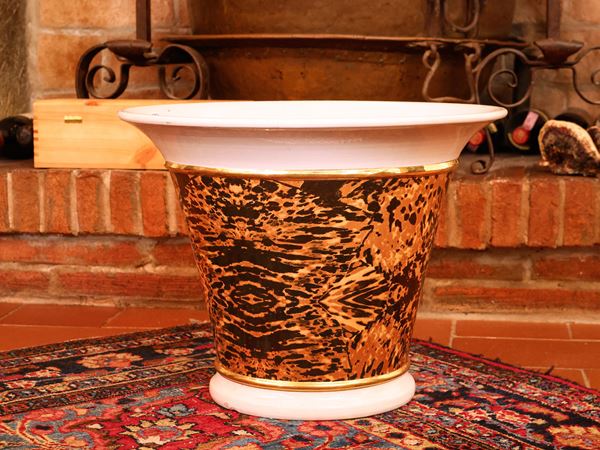 Large ceramic vase holder, Tommaso Barbi
