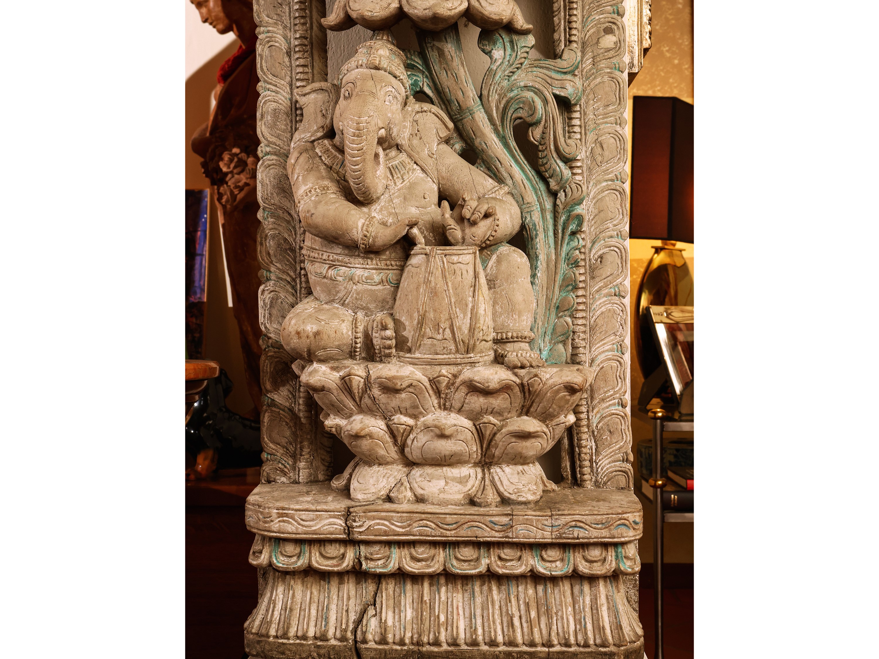 Stele in Tek Celebrativa del Dio Ganesh