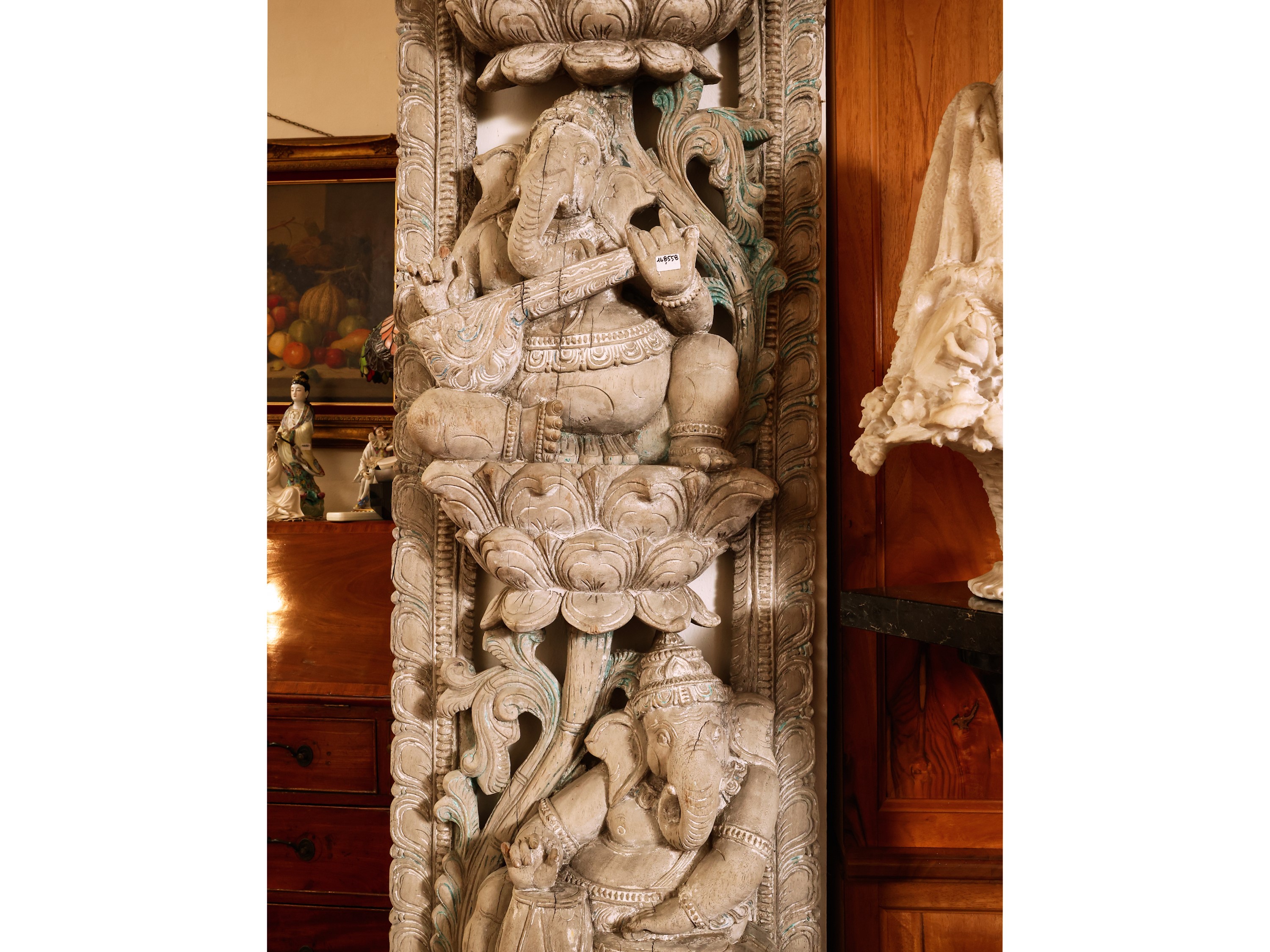 Stele in Tek Celebrativa del Dio Ganesh