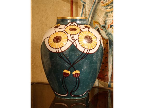 Porcelain vase, Richard-Ginori, Pictoria di Doccia PHOTO NOT FOUND