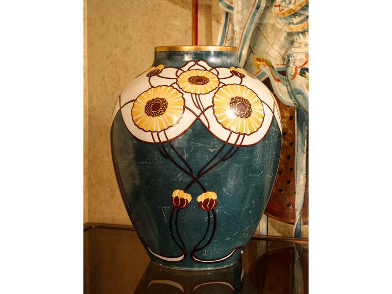Vaso in Porcellana, Richard-ginori, Pittoria di Doccia