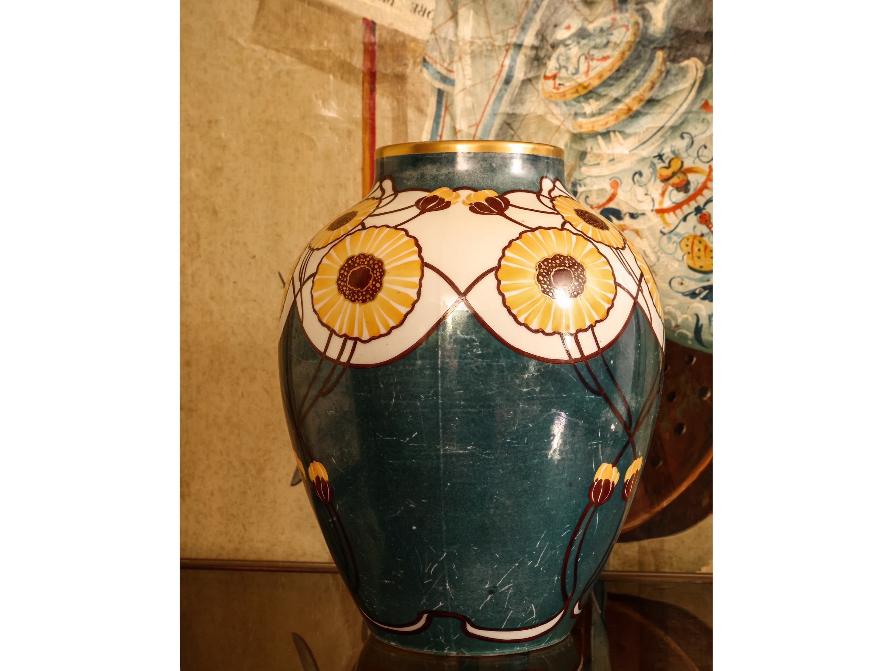 Vaso in Porcellana, Richard-ginori, Pittoria di Doccia