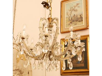 Lampadario in Vetro