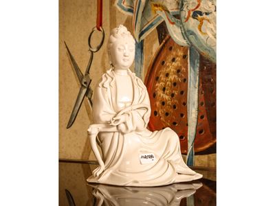 Figura in Porcellana Bianco di Cina