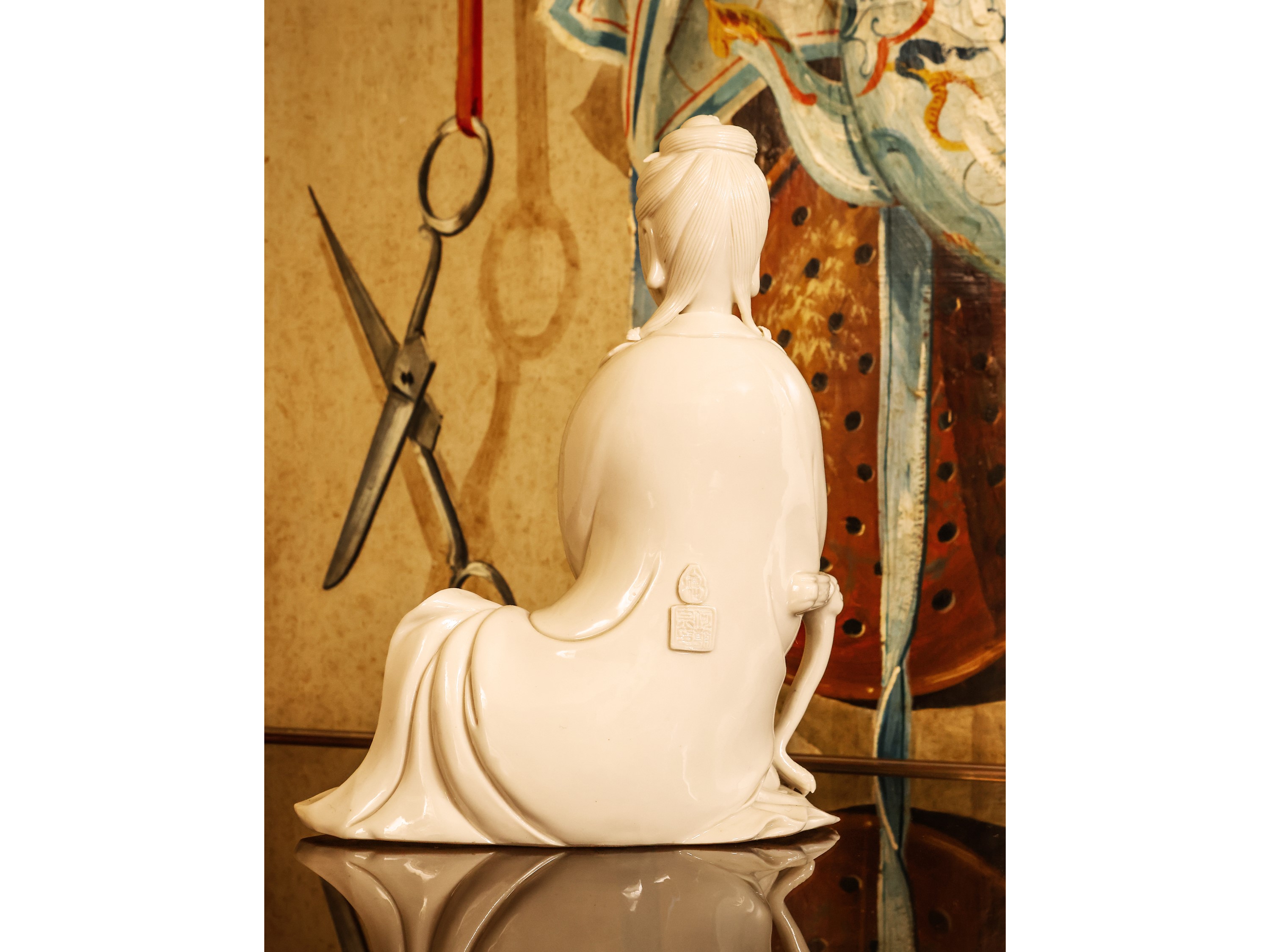 Figura in Porcellana Bianco di Cina