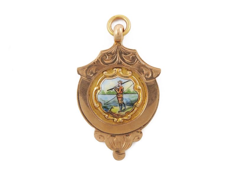 Pendente in Oro Rosa 375/1000 con Miniatura