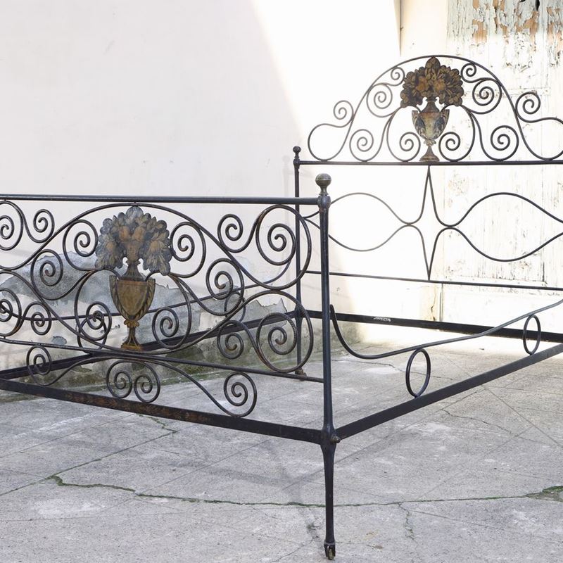 Letto in ferro battuto