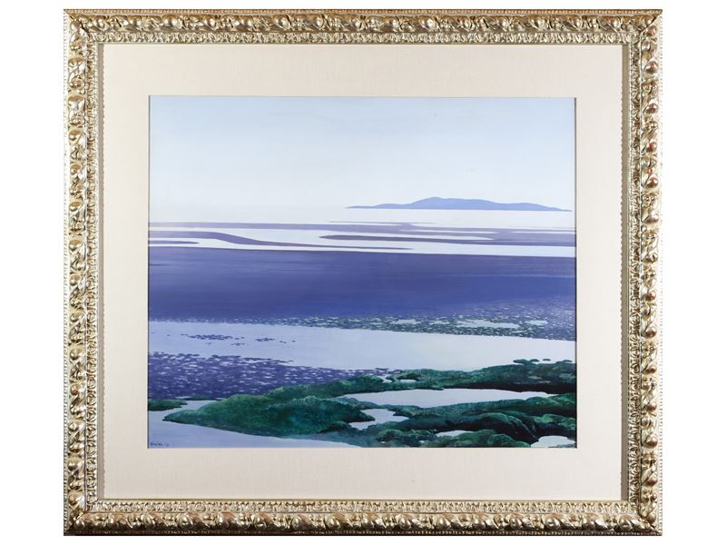 Gino Guida - Paesaggio Marino 1971