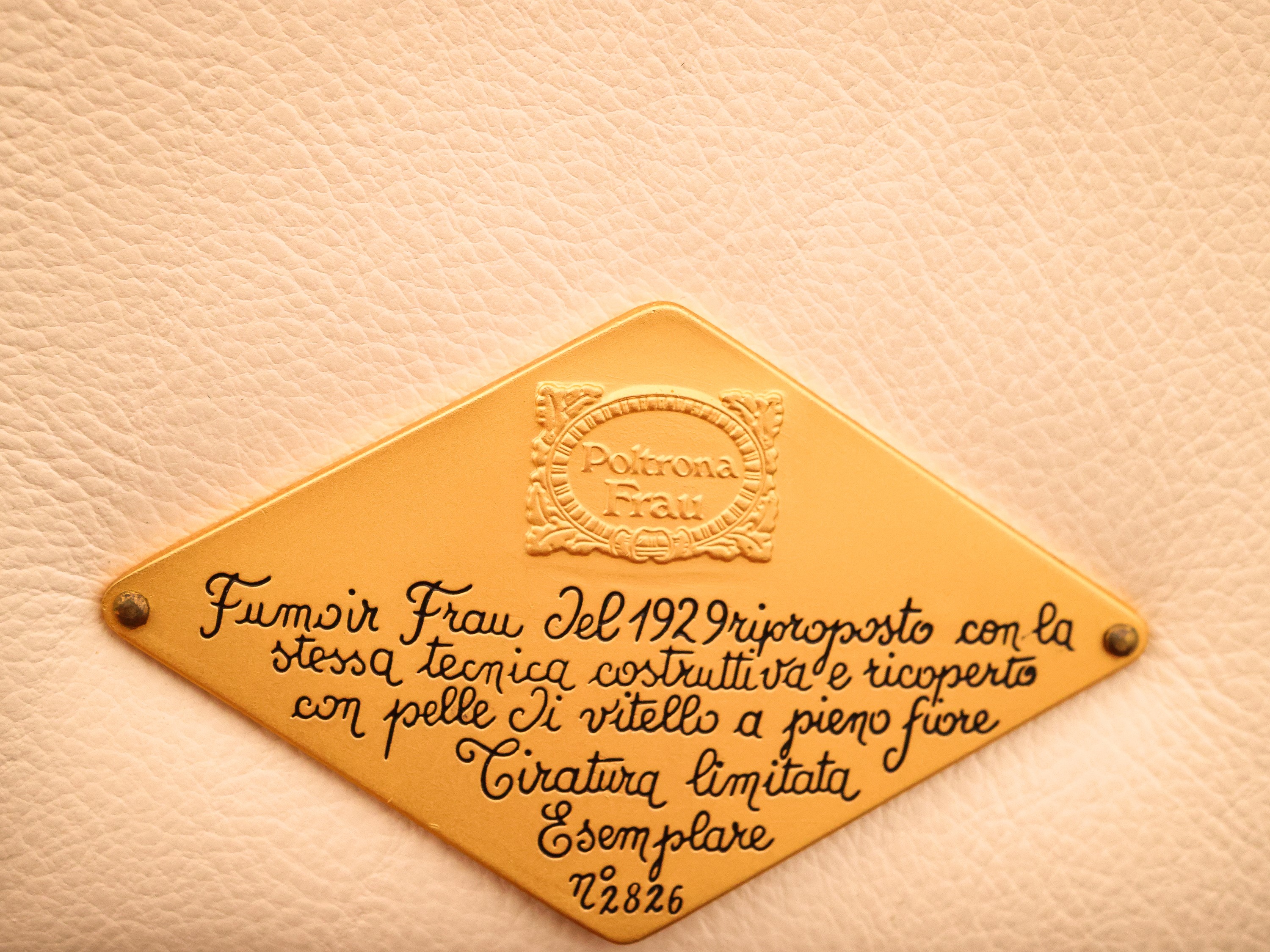 Divano Fumoir, Poltrona Frau Edizione Limitata, Es N° 2826