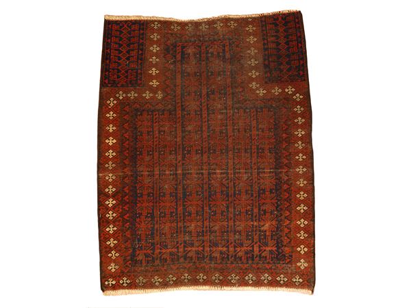 Caucasian prayer rug of old manufacture