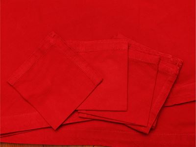 Tovaglia in Lino Rosso