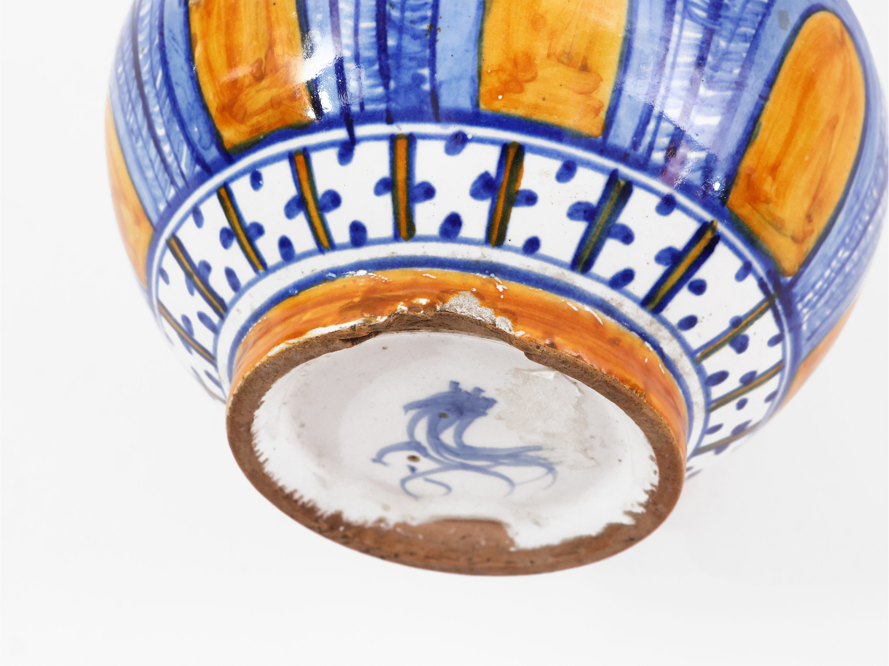 Piccolo Vaso in Terracotta Smaltata, Cantagalli