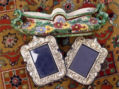 Coppia di Cornici Portaritratto in Argento