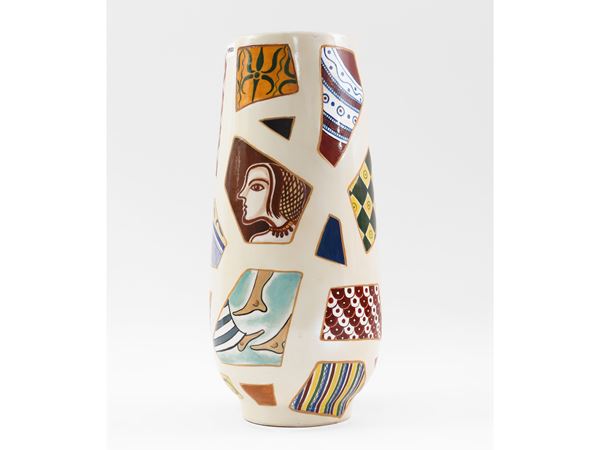 Frammenti vase in ceramic, Dante Baldelli