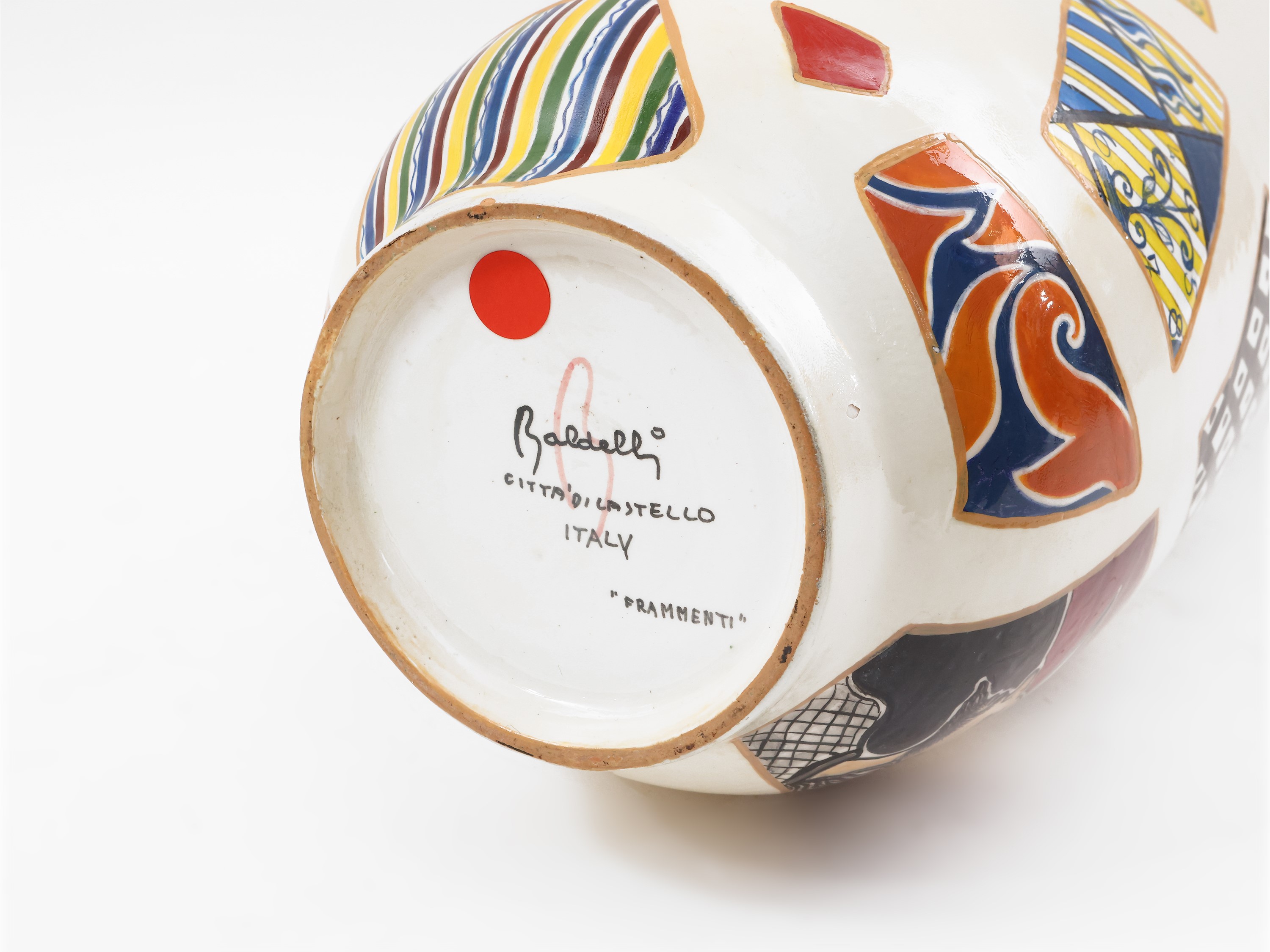 Vaso Frammenti in Ceramica, Dante Baldelli