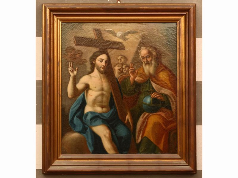 Scuola Italiana - Santissima Trinità con Angeli