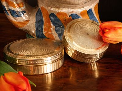 Due Scatole in Argento Vermeil