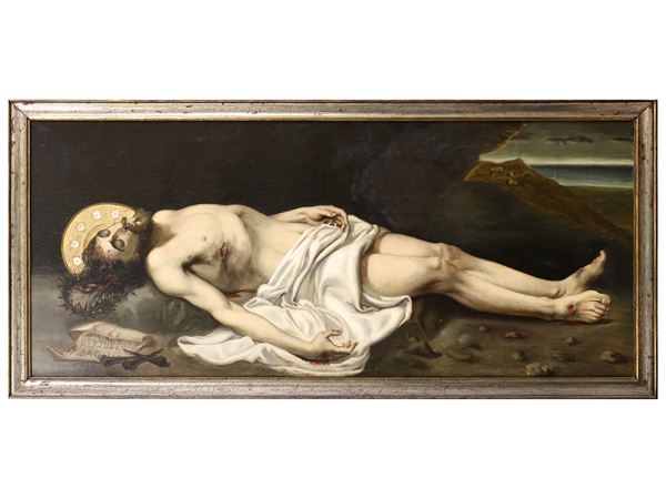 Scuola italiana - Cristo morto