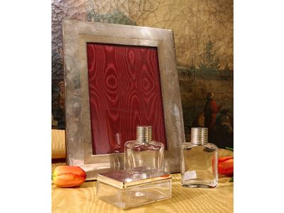 Tre Flaconi da Toilette in Argento Sterling 925 e Cristallo, Gucci