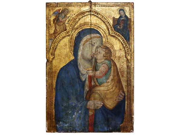 Maniera della pittura gotica - Madonna con Bambino