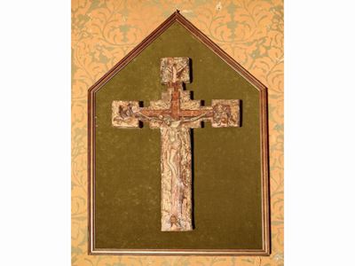 Crocifisso in Legno Policromo
