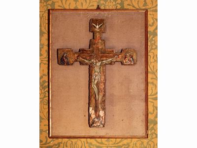 Crocifisso in Legno Policromo