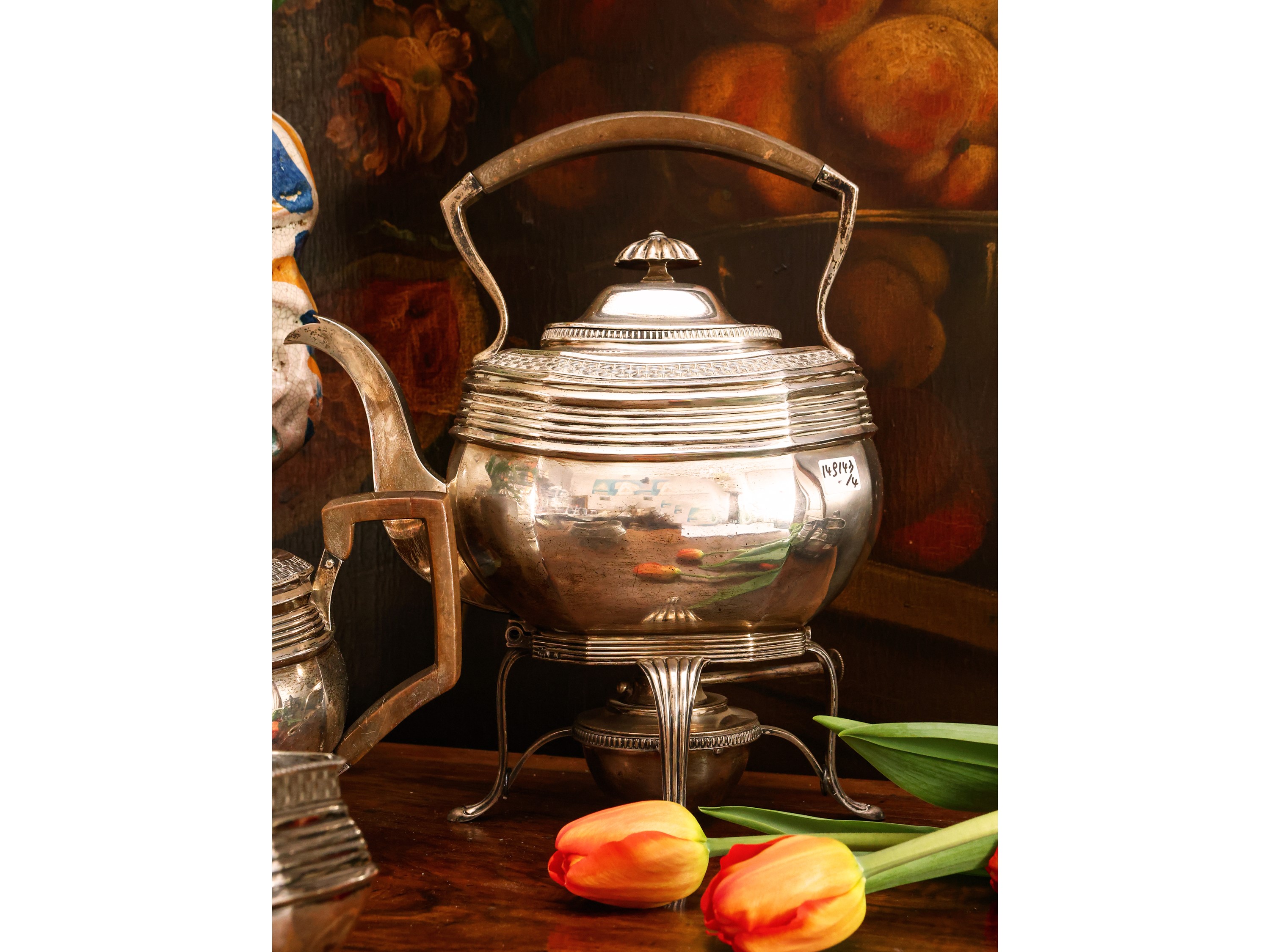 Servizio da Tè in Argento, Londra 1809 e 1927