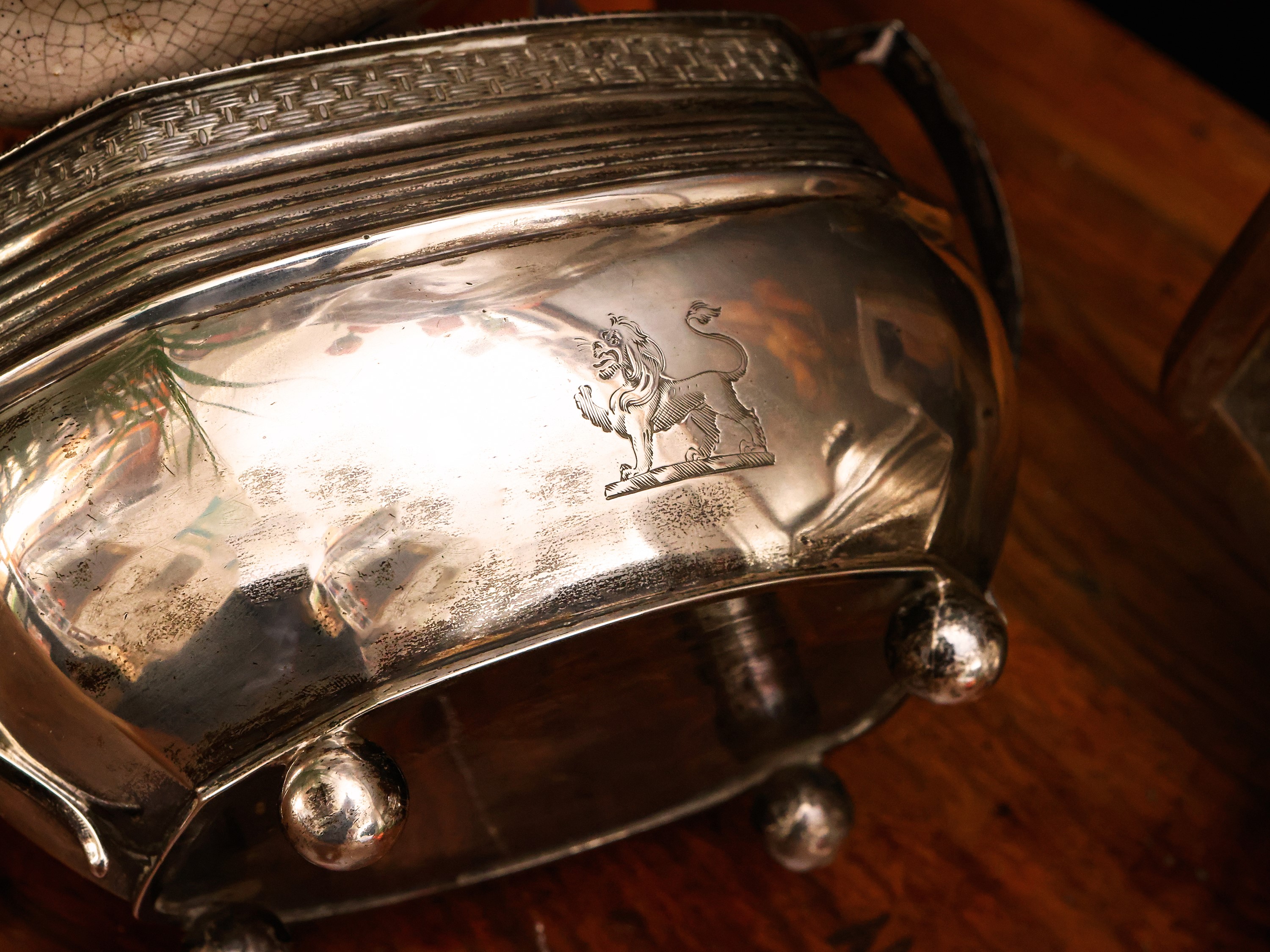 Servizio da Tè in Argento, Londra 1809 e 1927