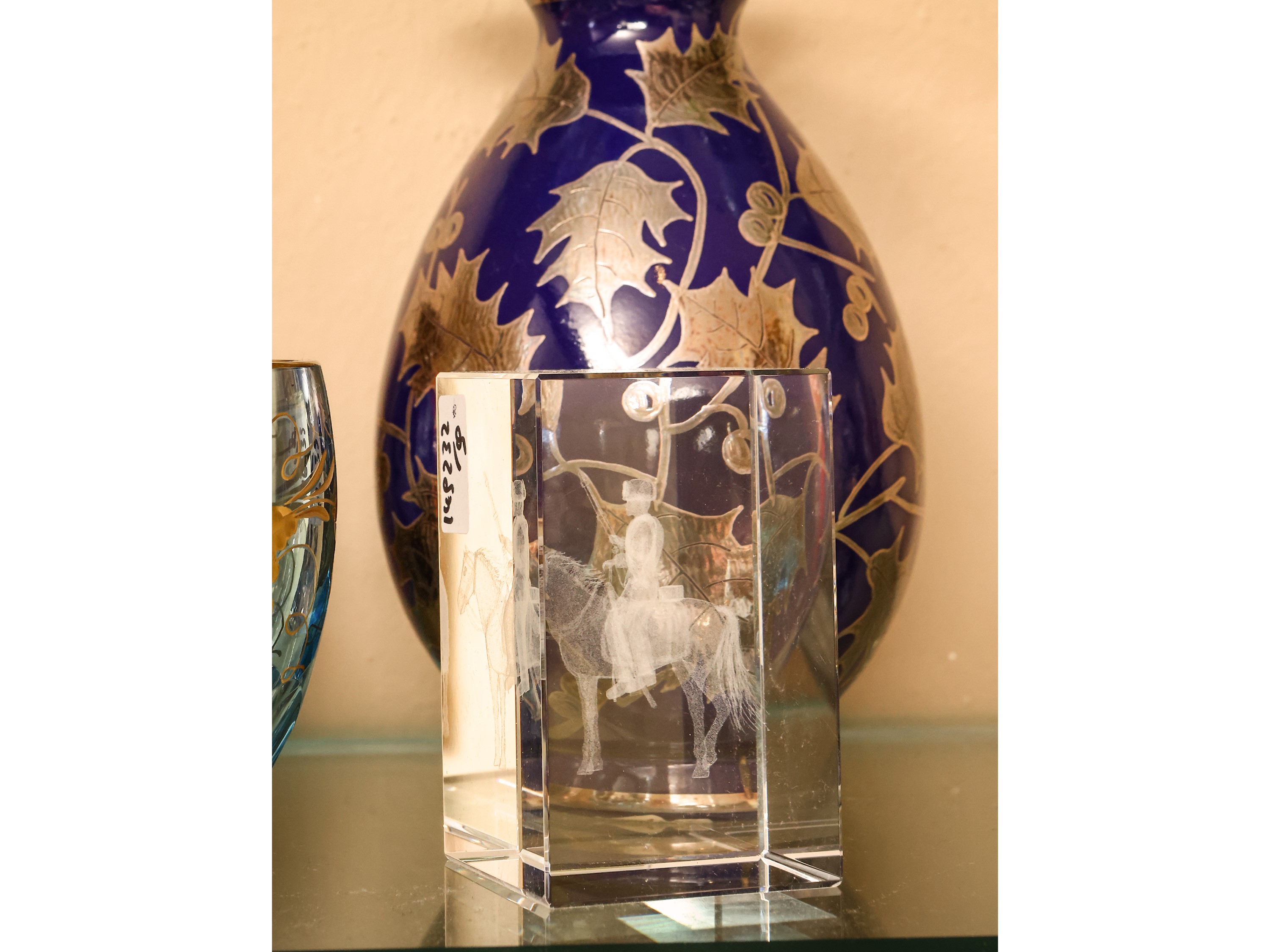 Lotto di Accessori Decorativi in Vetro, Cristallo e Ceramica