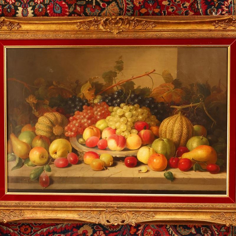 Scuola Francese - Natura Morta con Frutta
