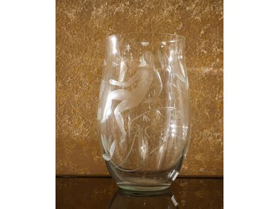 Vaso in Cristallo, nello Stile di Balsamo Stella