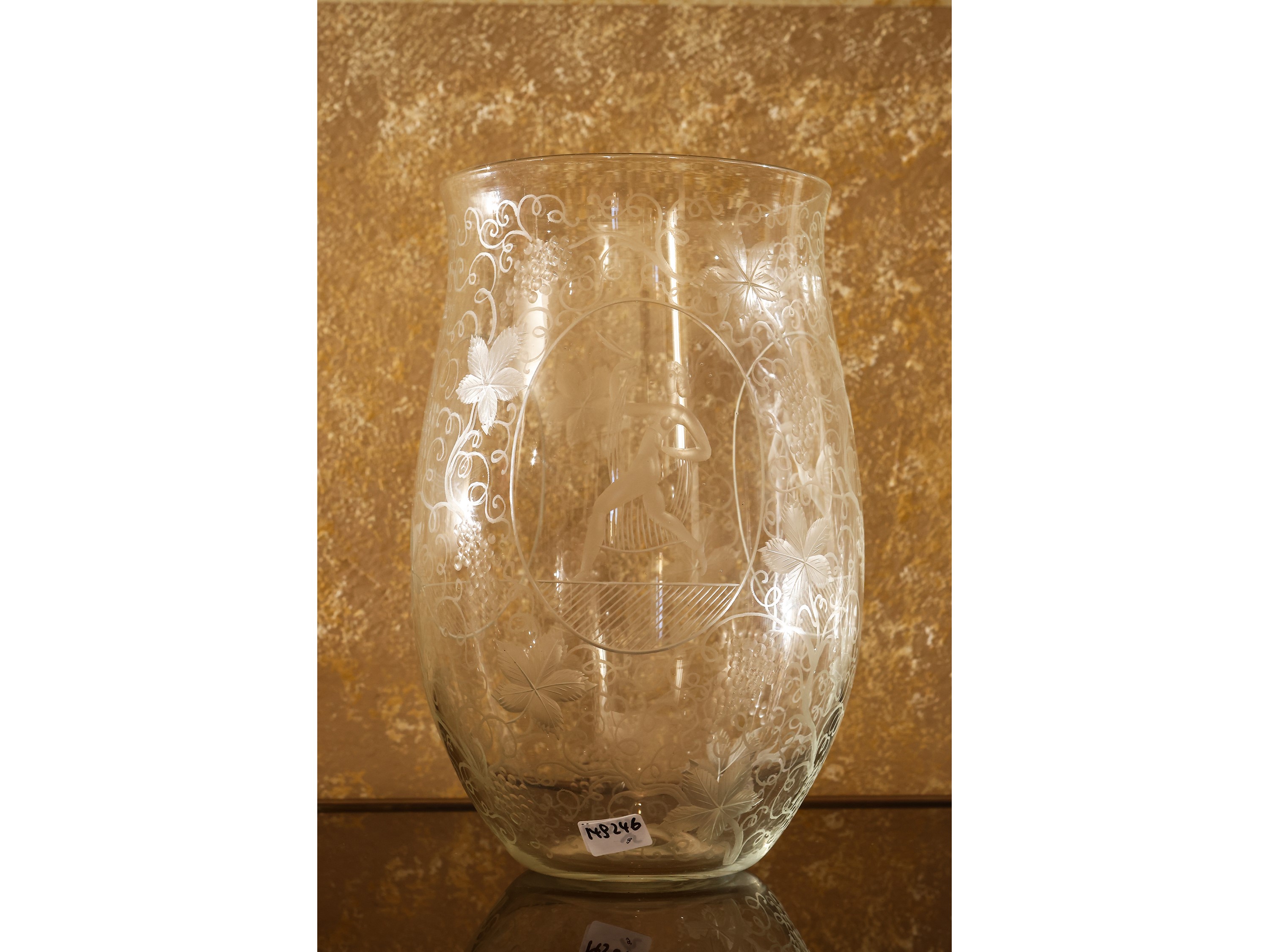 Vaso in Cristallo Molato