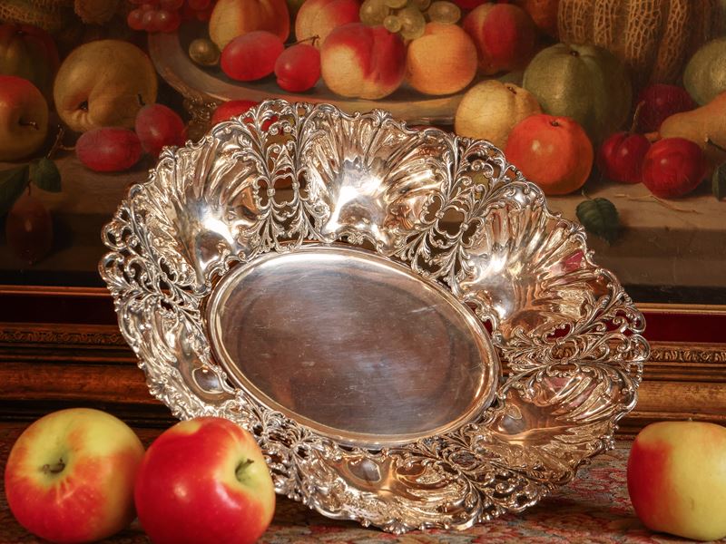 Cestino Centrotavola in Argento